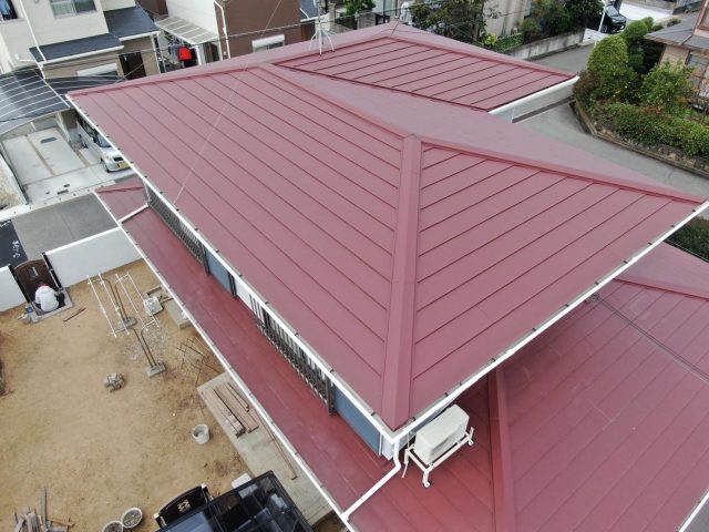 高砂市の屋根葺き替え工事